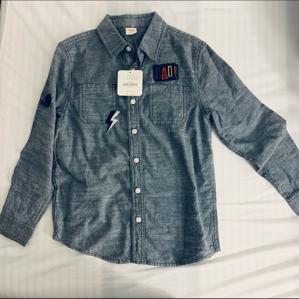Boys Gymboree Button Down NWT